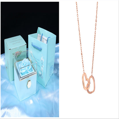 Rotating Soap Flower Rose Gift Box – Creative Jewelry Packaging by Winter dream