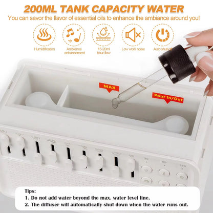 Beyaz Gürültü Hoparlör Gece Lambası