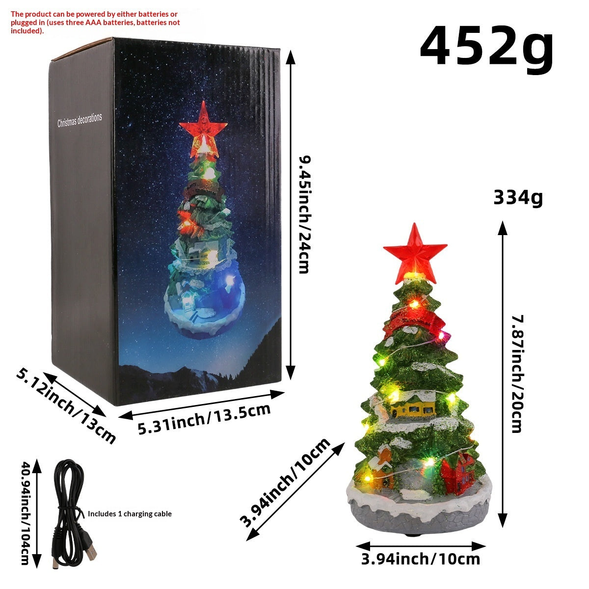 Işıltılı Yılbaşı Ağacı Müzik Kutusu – Sıcak Işık ve Melodi | Winter Dream