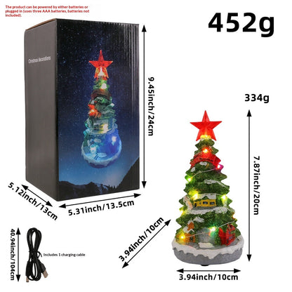 Işıltılı Yılbaşı Ağacı Müzik Kutusu – Sıcak Işık ve Melodi | Winter Dream